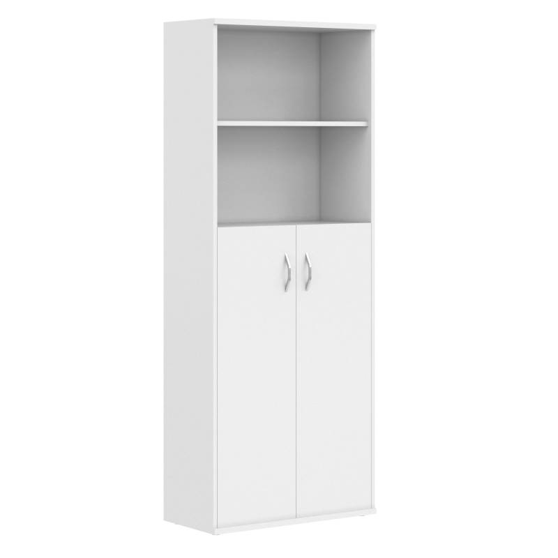 Шкаф с глухими средними дверьми СТ-1.6 Белый 770*365*1975  главное фото