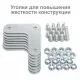 Стеллаж металлический  "ГРАФИТ MS KD-195/30-6", лофт, 1950х1000х300 мм, 6 полок, 291271, S240BR243693. Фото товара с разных ракурсов.